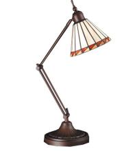 Meyda White 65946 - 23&#34;H Prairie Mission Adjustable Desk Lamp