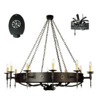 Meyda White 67720 - 66&#34;W Warwick 12 LT Chandelier