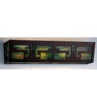 Meyda White 71035 - 27&#34;W Southwest Mission Vanity Light