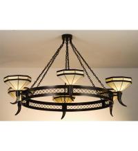 Meyda White 72557 - 72&#34; Wide Topridge 6 Light Chandelier