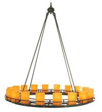 Meyda White 73483 - 48&#34;W Barbury Barbed Wire 18 LT Chandelier