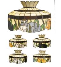 Meyda White 78062 - 20&#34; Wide Cat Shade