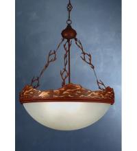 Meyda White 78124 - 25&#34; Wide Waves Inverted Pendant