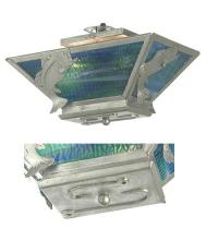 Meyda White 81760 - 16&#34; Long Leaping Bass Semi-Flushmount