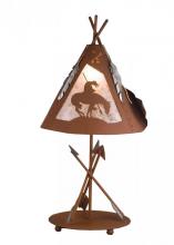 Meyda White 82336 - 27&#34; High Trails End Table Lamp