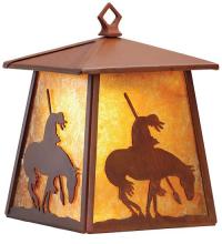 Meyda White 82657 - 7.5&#34;W Trails End Hanging Wall Sconce