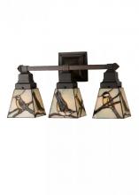 Meyda White 98392 - 20&#34;W Backyard Friends 3 LT Vanity Light
