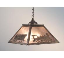 Meyda White 98688 - 16&#34; Square Train Pendant