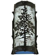 Meyda White 99174 - 4&#34;W Tamarack Wall Sconce